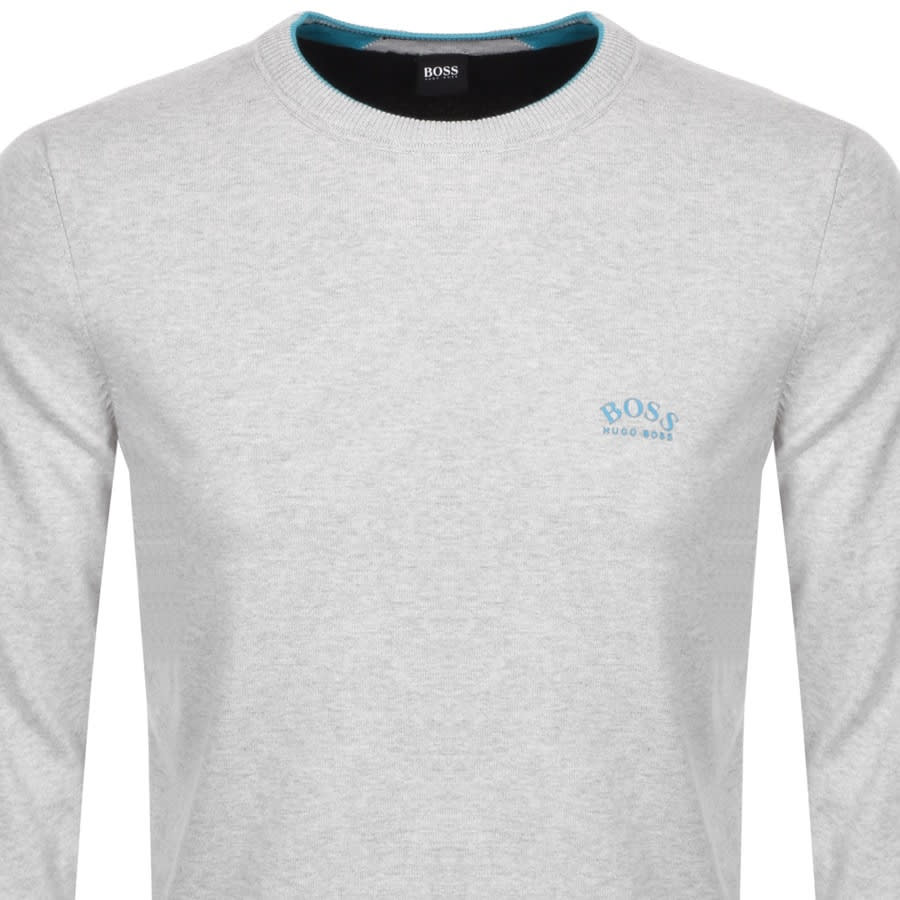 Alternative Image for ProductBOSS Riston Knitted Jumper Grey2